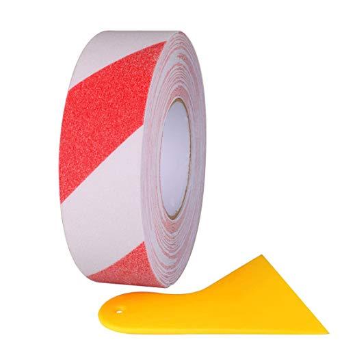 Reflektorband Selbstklebend 5m x 5cm Reflektierendes Warnband Klebeband Rot  Weiß, Warnklebeband, Baumarkt