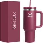 Gedux Trinkflasche mit Strohhalm