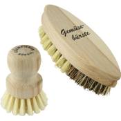 Lantelme Pilz-, Gemüsebürsten-Set