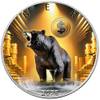Generisch Silbermünze Eagle Bitcoin Bär Bear