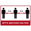 Geschenke-Fabrik Abstand-Schild 2m