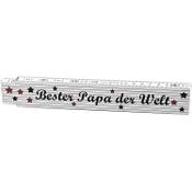 Geschenke-fabrik Meterstab "Bester Papa der Welt"