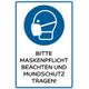 Geschenke-Fabrik Maskenpflicht-Hinweisschild Vergleich