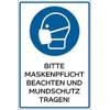 Geschenke-Fabrik Maskenpflicht-Hinweisschild aus PVC