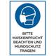 Geschenke-Fabrik Maskenpflicht-Hinweisschild aus PVC Vergleich