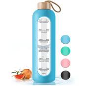 Gistome Glas Trinkflasche