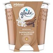 Glade Sensual Sandalwood & Jasmine Duftkerze Vergleich