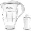 PearlCo Glas Wasserfilter weiß