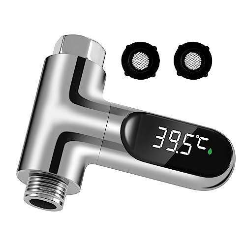 LED Duschthermometer – Zeigt Wassertemperatur In °C/°F An, Wasserdicht