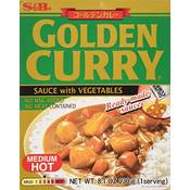 Golden Curry Sauce with vegetables medium hot