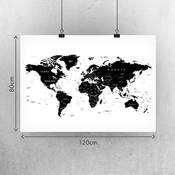 Golden Posters Design Style Worldmap Vergleich