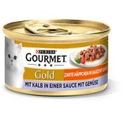 Gourmet Gold Zarte Häppchen in Sauce mit Gemüse