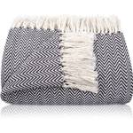Gräfenstayn Premium Tagesdecke mit Fransen