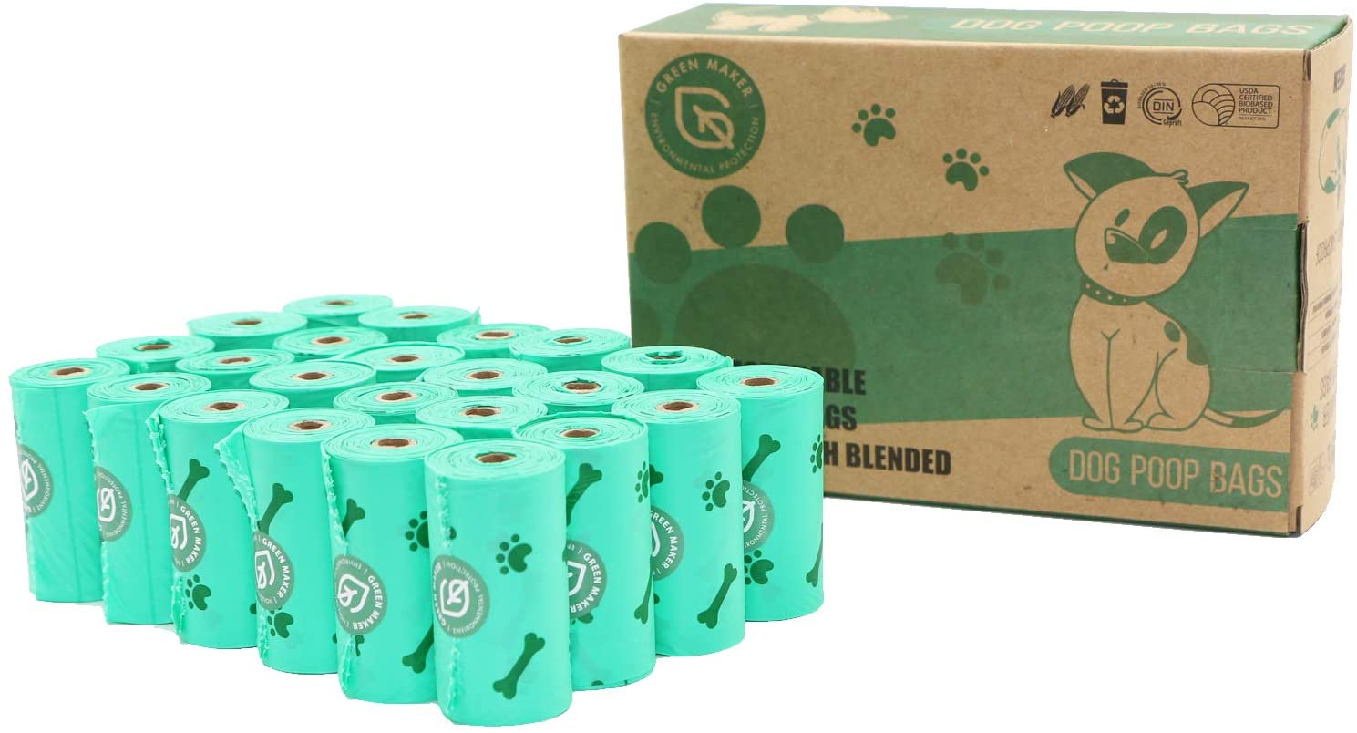 450 Biologisch Abbaubare Hundekotbeutel - Extra Dick Mit Spender