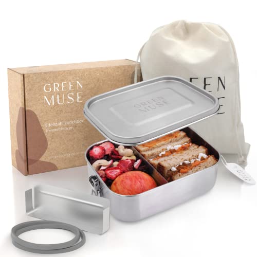 Renchey 6-teiliges Edelstahl Snackdosen Set - 237ml Auslaufsichere Behälter Für Kinder