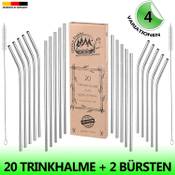 Green Pukki Edelstahl-Strohhalme Vergleich