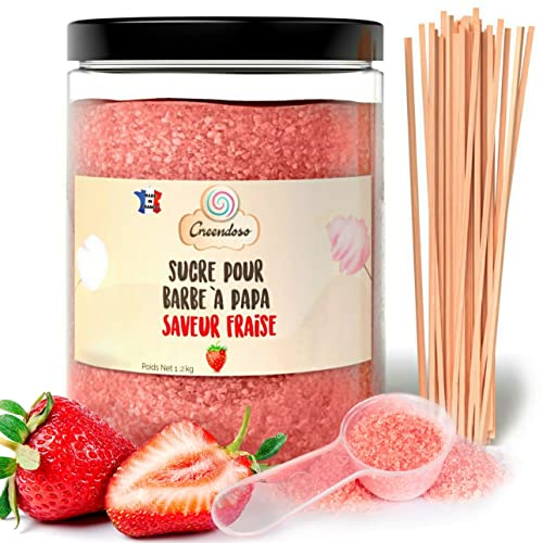 Produktbild von Zuckerwatte Zucker Set 6 Sorten - Aromazucker Für Zuckerwatte Maschine Je 100g