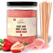 Greendoso Aromazucker für Zuckerwatte Erdbeere Vergleich