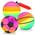 Gukasxi 3 Stück Regenbogen Bälle