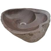Guru Shop Naturstein-Handwaschbecken mit Spiral-Abfluß Vergleich