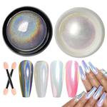 Gzmayuen Holografisches Nagelpulver