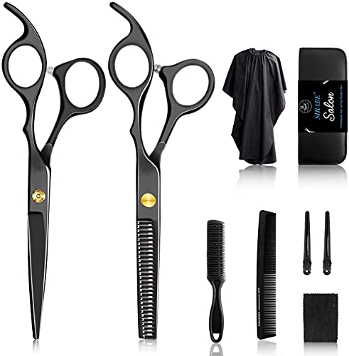 SHARONDS Friseurscheren Set – 15,2 Cm, Edelstahl, Scharfe Klingen, Inkl. Kamm & Aufbewahrungstasche