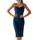 Hahaemma Satin-Kleid Raffung