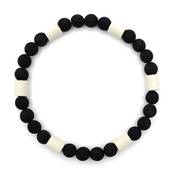 Handmade EM-Keramik-Halsband für Hunde mit Lavaperlen