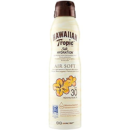 Hawaiian Tropic Satin Protection Sonnencreme LSF 30 – Leichte Textur, Frischer Duft, 180 Ml
