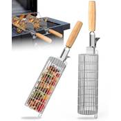 Hazens Rollendes Grillkorb Set