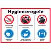 HB-Druck Schild Hygieneregeln