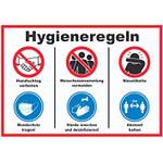 HB-Druck Schild Hygieneregeln