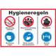 HB-Druck Schild Hygieneregeln Vergleich