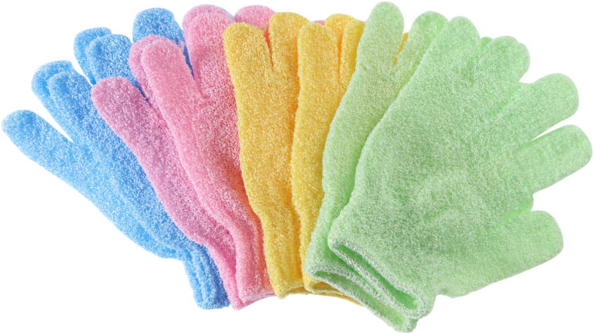 Awdchny Peeling-Handschuhe – 2 Stück, Für Damen & Herren, Sanftes Hautpeeling, Aus Viskose-Mischgewebe