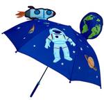 HECKBO 3D Kinder Regenschirm Weltraum Space Astronaut