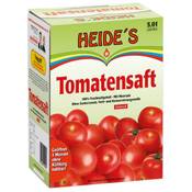 Heides BiB Tomatensaft Vergleich