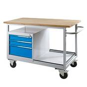 Hemmdal Mobile Werkbank mit 3 Schubladen Vergleich