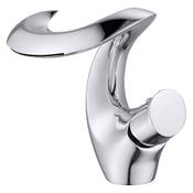 Hermodly Wasserhahn Bad Wasserfall Chrom