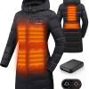 Beheizbare Jacke Damen