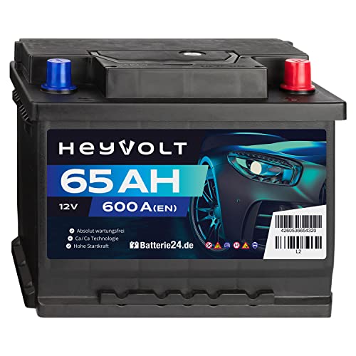 LANGZEIT ASIA Autobatterie 65Ah 12V 580A/EN ASIA Batterie Plus-Pol Links  30% mehr Startleistung ersetzt 60Ah : : Auto & Motorrad