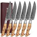 Hezhen Damast-Steakmesser-Set