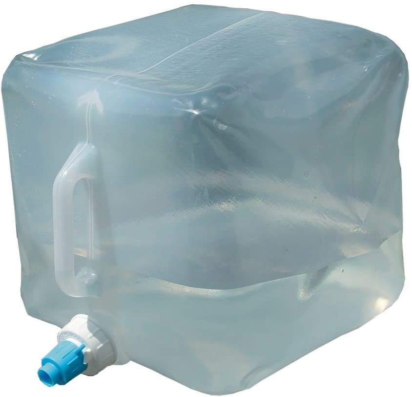 Flach faltbarer Wasserkanister mit Tragegriff, 5 Liter, BPA-frei