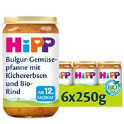 Hipp Bulgur-Gemüsepfanne mit Kichererbsen und Bio-Rind Vergleich