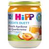 Hipp Früchte-Duett Pfirsich-Aprikose mit Quark-Creme