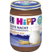 Hipp Gute Nacht Grießbrei pur Vergleich
