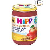 Hipp Himbeere in Apfel mit Dinkelgrieß Vergleich