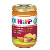 Hipp Rosmarinkartoffeln mit Karotten und Bio-Kalb Vergleich