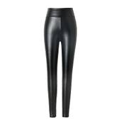 Hitueu Leder-Leggings