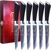 Hoablorn Damast-Steakmesser-Set