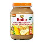 Holle Birne mit Dinkelflocken